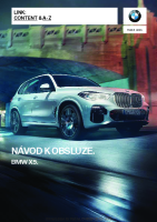 BMW X5 - Navod k obsluze CZ 2020